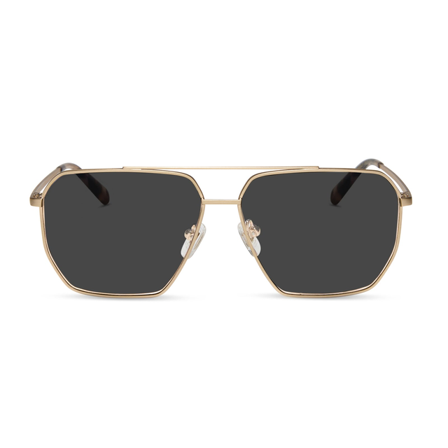 BERKELY - BRUSHED GOLD + G15 SUNGLASSES