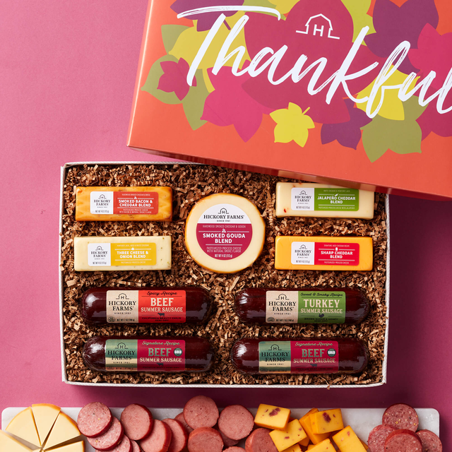 Fall Cheese & Sausage Lover’s Gift Box - 69.99 USD | Hickory Farms
