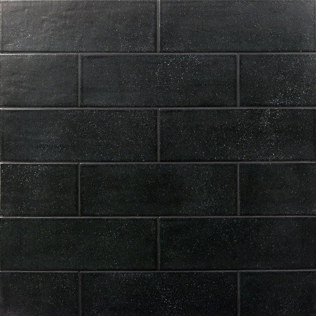 Ivy Hill Tile Piston Camp Black Rock 4 in. x 12 in. 7mm Matte Ceramic Subway Wall Tile (34-piece, 10.97 sq. ft. per box)