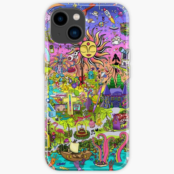 PSYCHEDELIC SUNSET REMIX iPhone Case