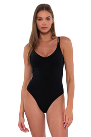 Sunsets Black Veronica One Piece