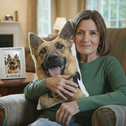 Custom Shaped Pillow For Pet Memorial