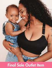 Logan Maternity & Nursing Bralette - Cross Back (FINAL SALE)