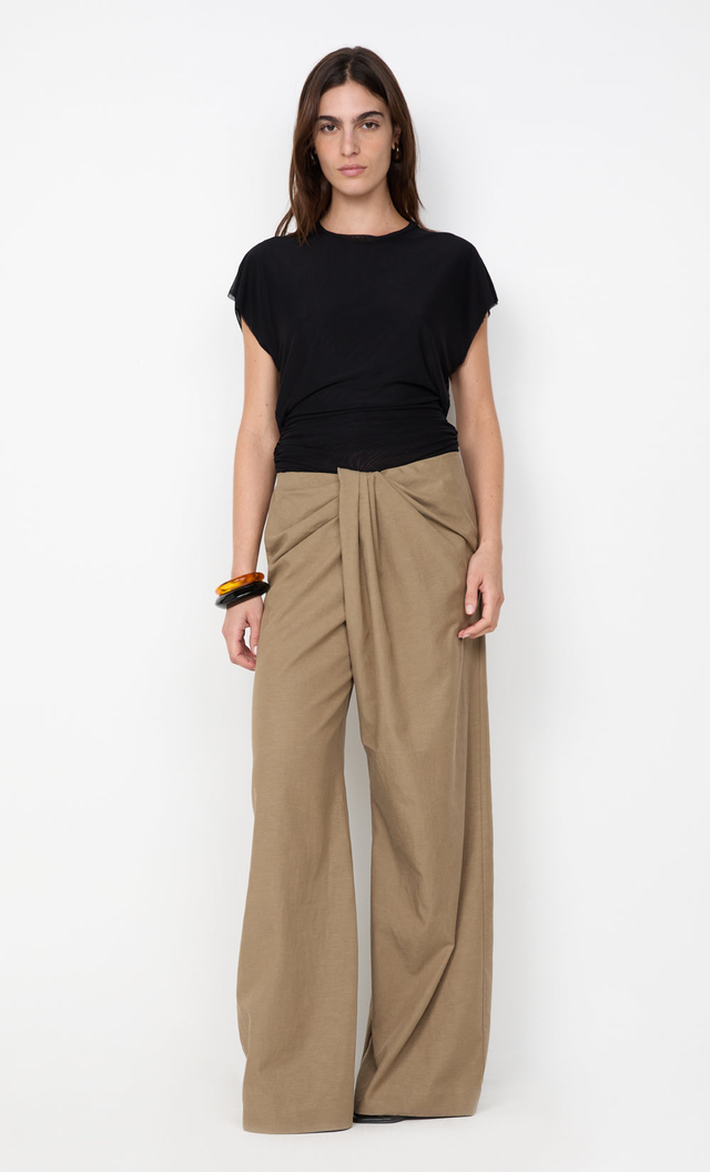 BOWEN DRAPE PANT - OLIVE