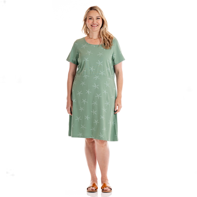 Sea Star Sadie Dress | Plus size Lagoon