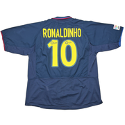 2002/03 BARCELONA RONALDINHO #10 AWAY SHIRT (XL) NIKE