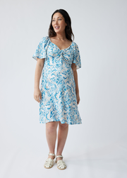 Flutter Sleeve Maternity Dress