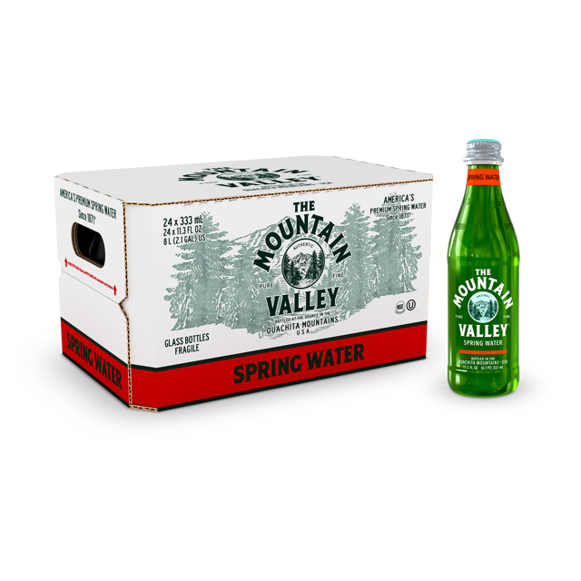 The Mountain Valley Water Bottled Spring Water
