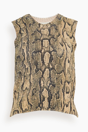 Tamba Top in Snake Print