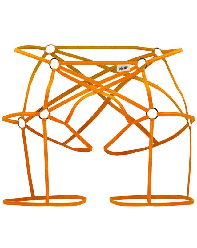Candyman 99646 Cage Jockstrap Orange