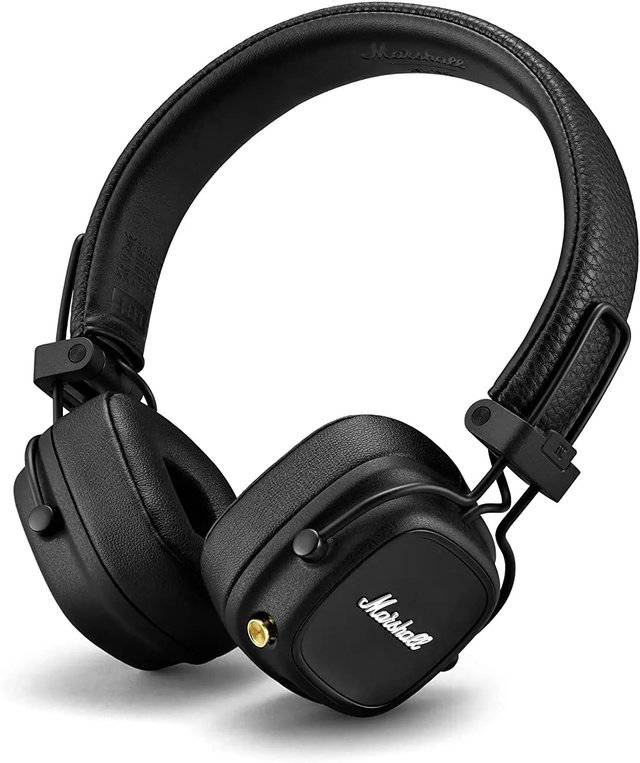 Certified Refurbished - Marshall - Major IV Bluetooth Headphone with wireless charging - Black