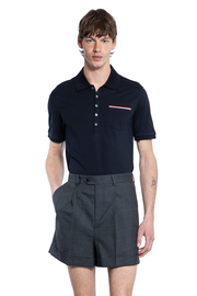 THOM BROWNE MAN BLUE T-SHIRTS & TANK TOPS