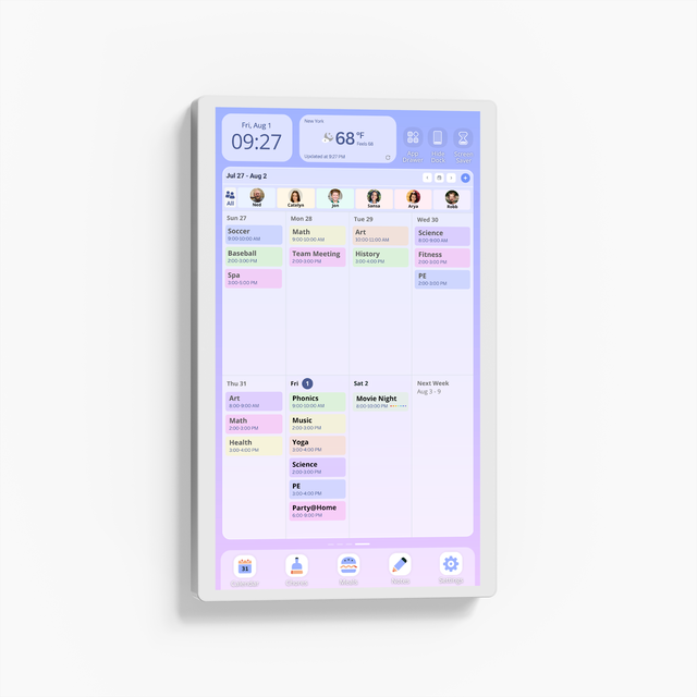 15.6" Cozyla Calendar+ 2