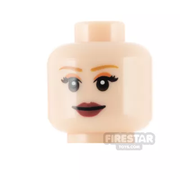 LEGO Minifigure Head Smile and Frown with Makeup