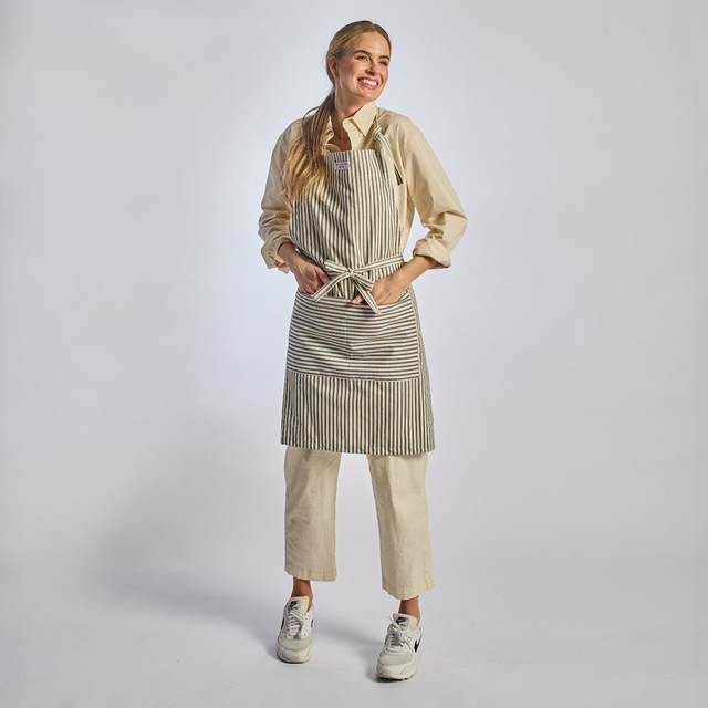 Ticking Stripe Apron