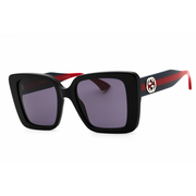 Gucci Women's Sunglasses - Black Blue Acetate Butterfly Full Rim Frame | GG1861S 004