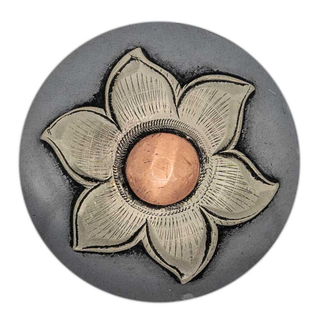 Copper Canyon Bloom Screw Back Concho