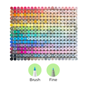 Ohuhu Honolulu 320 Colors Dual Tips Alcohol Art Markers (New Version)