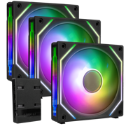 Lian Li UNI FAN SL-INFINITY ARGB 120mm Triple Fan Pack - Black