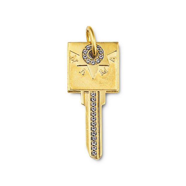 MAMA Compass Key Charm