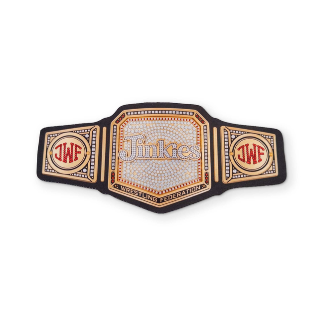 A Wrestling Belt YOU CAN CLEAN YOUR GLASSES WITH