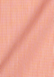 Tangerine Light Weight Mini Gingham Stretch