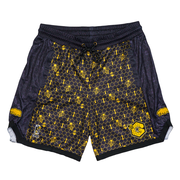 16th Anniversary Honeycomb Black Mesh Shorts