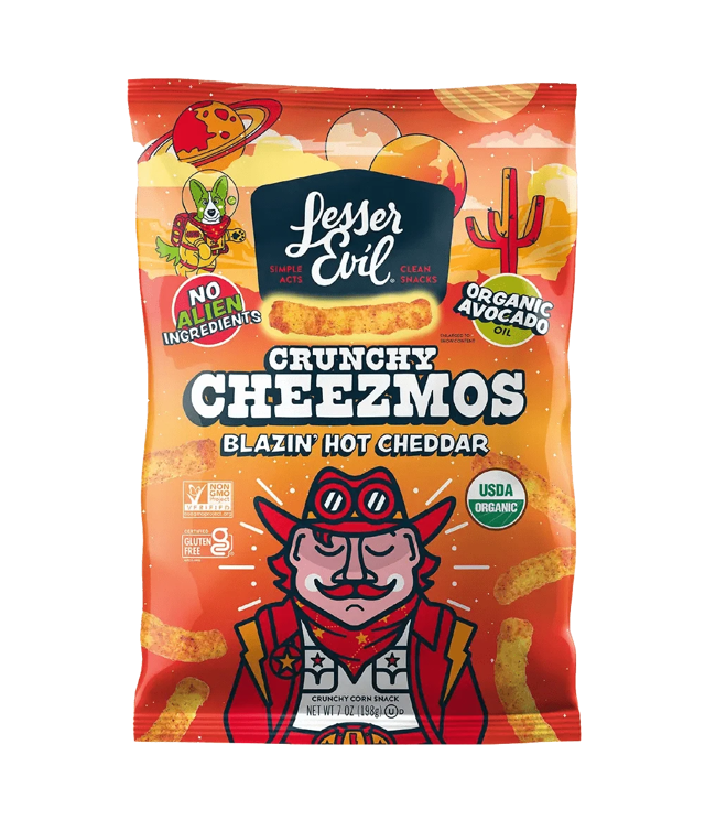Blazin' Hot Cheddar Cheezmos