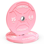 Synergee Pink EZ Grip Bumper Plates