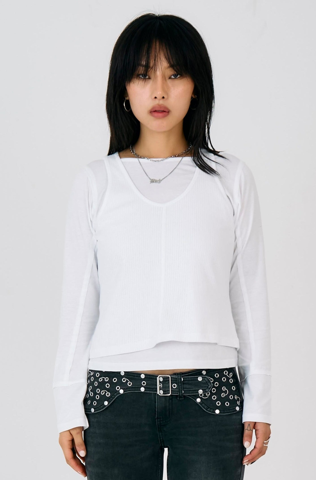 Troop Double Layer Long Sleeve Top