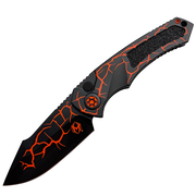 Heretic Pariah Automatic Knife – Magnacut Blade, Magma UV Orange Handle H048-MAG-OR