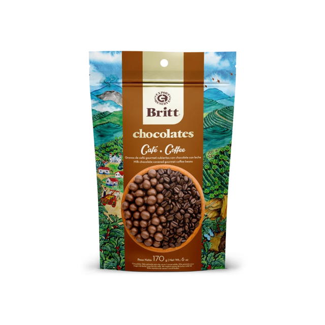 MILK CHOCOLATE COVERED COFFEE BEANS
