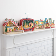 Laser Cut Wood Mid Century LED Light Up Decor Collection