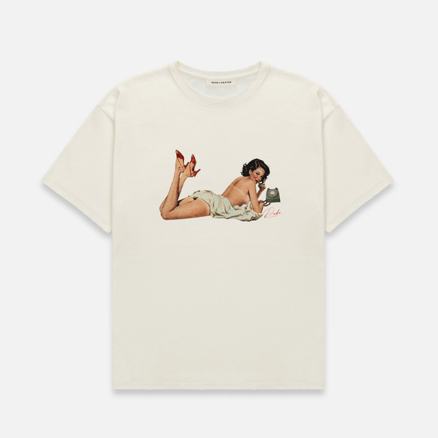 Pin Up I Vintage White T-Shirt