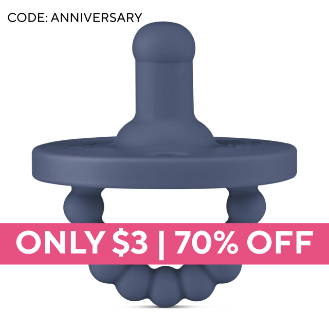 Cutie PAT Round (0-24m) Pacifier + Teether