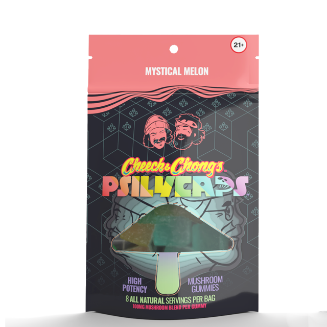Cheech & Chong’s Psilycaps - Magical Mushroom Gummies (Mystical Melon)