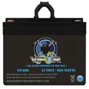 Viper VP-800 12V 800 Watt Power Audio Battery + Terminal Hardware
