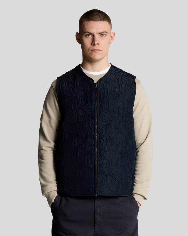 Emblem Quilted Gilet