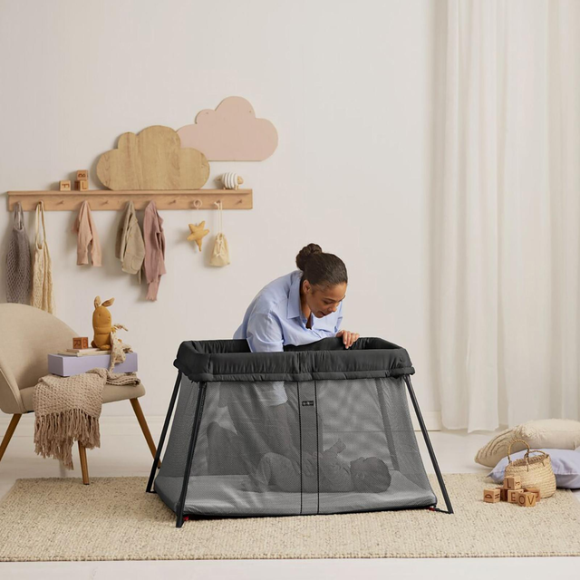 BabyBjörn, Baby Travel Crib & Fitted Sheet Set | Zola Baby