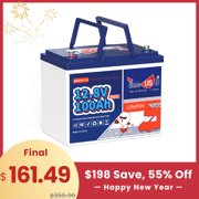 【🔥New Year Sale】Timeusb 12V 100Ah Group 24 LiFePO4 Battery