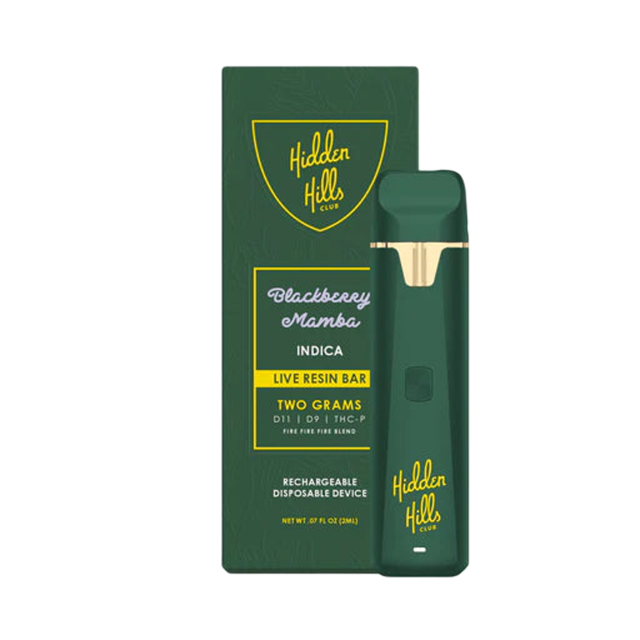 Hidden Hills Live Resin D11/D9/THC-P 2g Disposable Vape