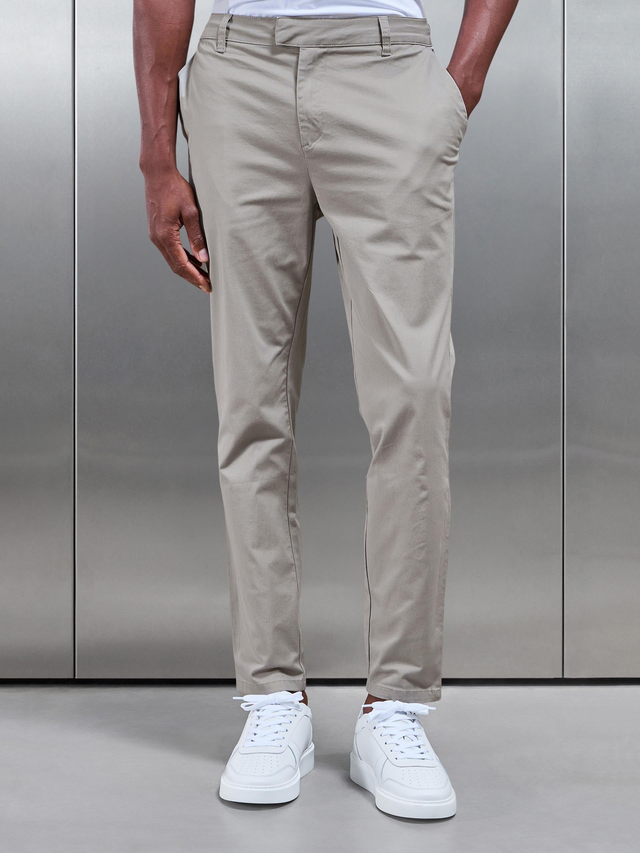Tailored Chino Trouser in Stone