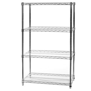 4-Shelf Custom Wire Shelving Kit | The Shelving Store