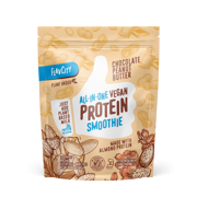 Plant-Based Chocolate Peanut Butter Protein Smoothie