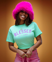 God Is Tee (Front+ Back) (Maroon/Natural)