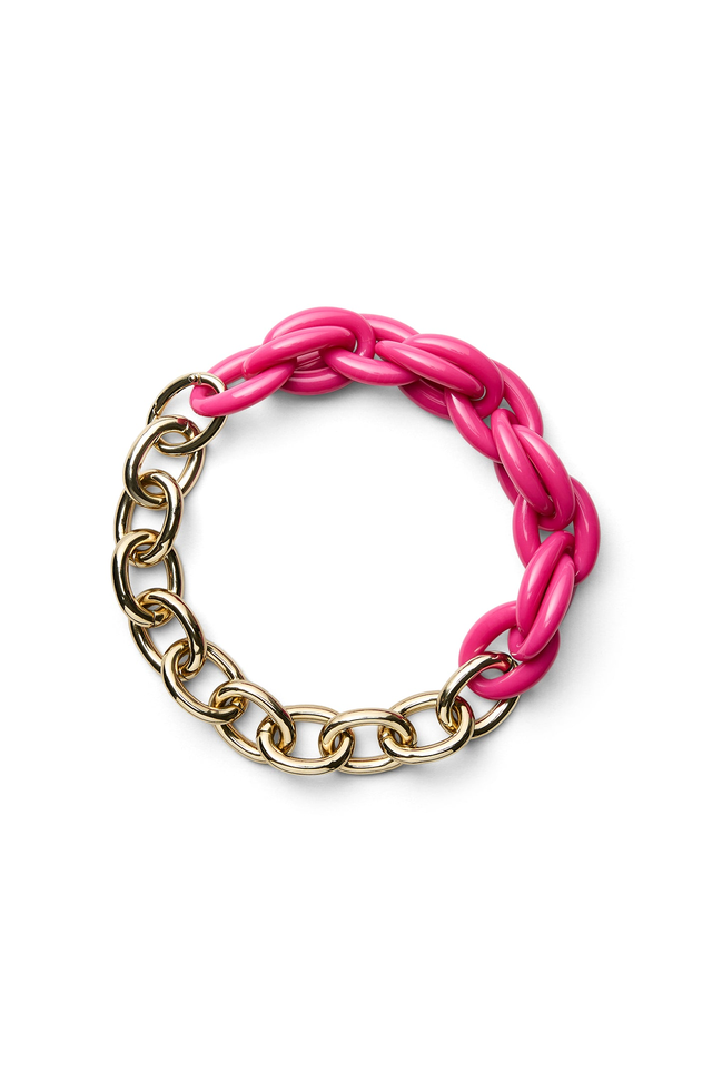 ITALIAN RESIN AND GOLD CHOKER