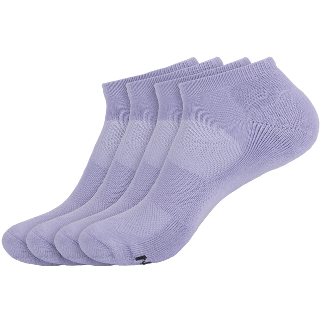 Unisex Bamboo Sports Ankle Socks: 4 Pairs
