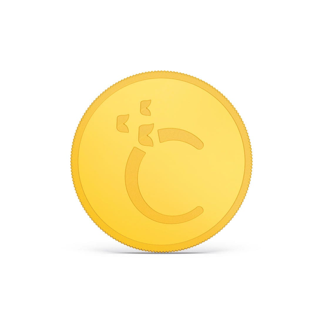 1 gram 24k Candere Gold Coin
