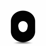 Black Dexcom G7 and Stelo Tape