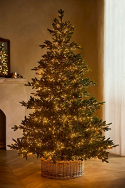 Faux Twinkling Pre-Lit Carolina Fraser Tree, 7.5’